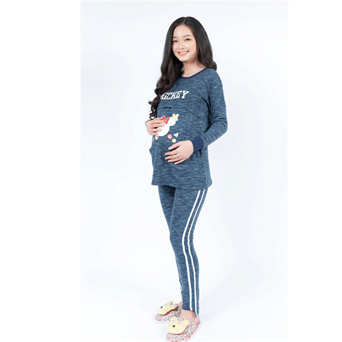 Bán Bộ bầu cho bé ti in hình Mickey xanh Emum