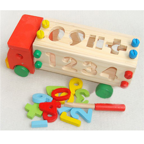 Bán Đồ chơi gỗ A+ xe ô tô thả khối AYX0045