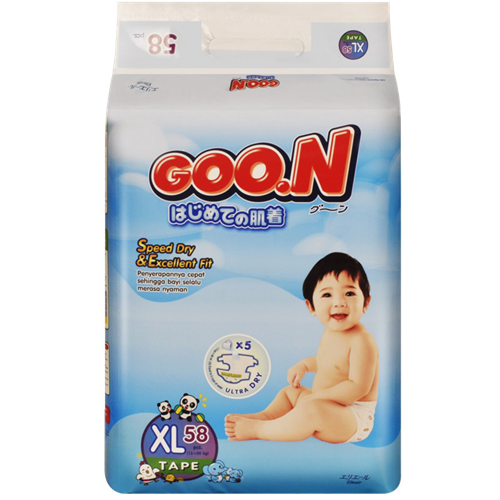 Bán Tã - bỉm Goon Slim XL58 (12-20kg)