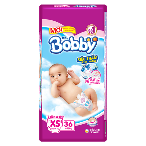 Bán Tã - bỉm dán Bobby sơ sinh XS36
