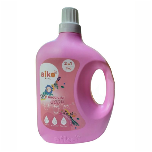 Bán Nước giặt xả Aiko hương dịu nhẹ 3L (hồng)