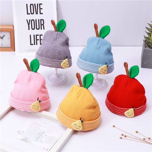 Bán Mũ len sơ sinh 2 lớp họa tiết (nhiều màu)