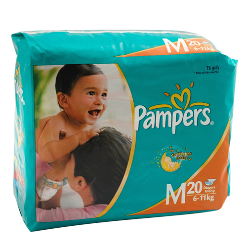 Bán Tã - bỉm Pampers M20 dành cho bé từ 6-11kg