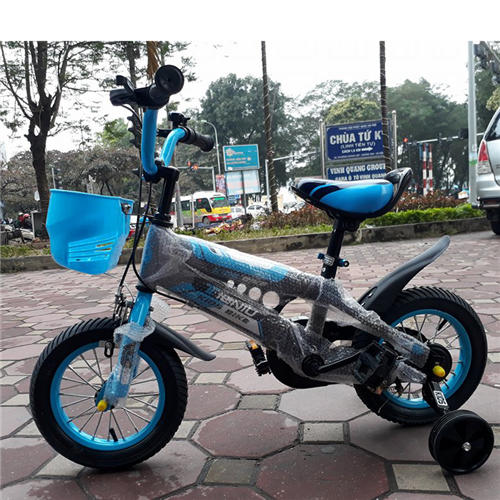 Bán Xe đạp trẻ em Thiết Ngưu (màu xanh)