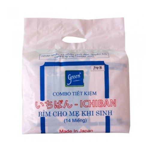 Bán Combo bỉm cho mẹ đi sinh Ichiban - gói tiết kiệm (14 miếng)