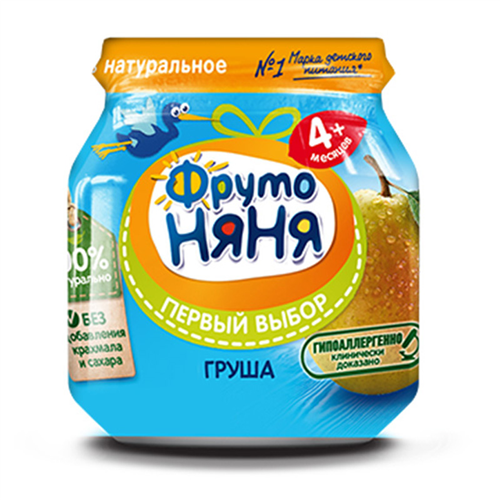Bán Dinh dưỡng đóng lọ Fruto trái cây nghiền vị lê (100g)