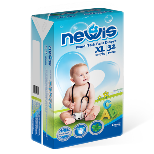 Bán Tã - Bỉm quần Newis XL32 (12-17kg)