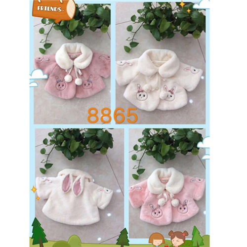 Bán Áo choàng lông tai thỏ cho bé (0-5T)