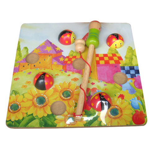 Bán Đồ chơi gỗ - Bảng câu bọ chấm 93785A