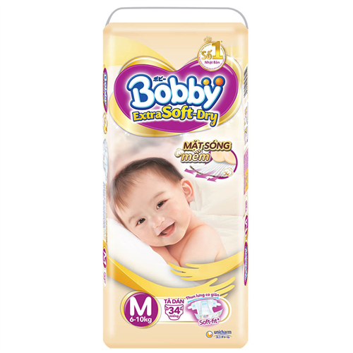 Bán Tã - Bỉm dán Extra Soft Dry M34 (6-10kg)