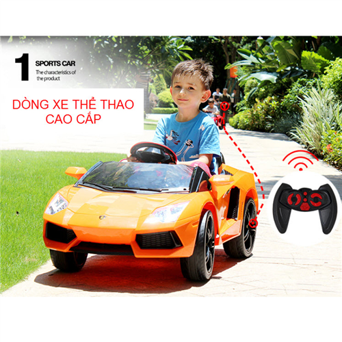 Bán Xe ô tô điện trẻ em 6618 ( Bánh nhựa)