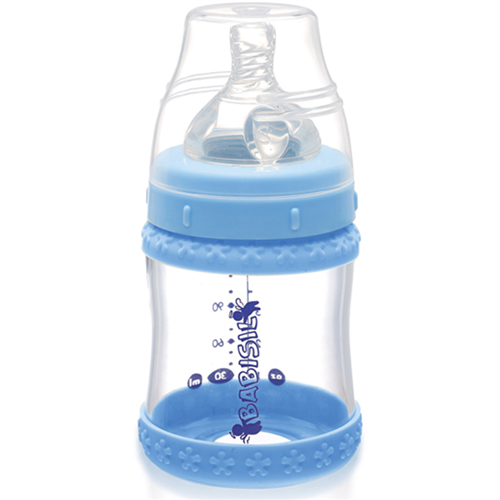 Bán Bình sữa Nano Babisil thủy tinh cổ rộng 120ml (có 2 màu)