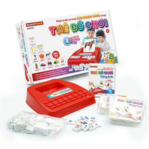 Bán Phát triển trí tuệ giai đoạn vàng cùng thẻ đồ chơi Duka  DK81090