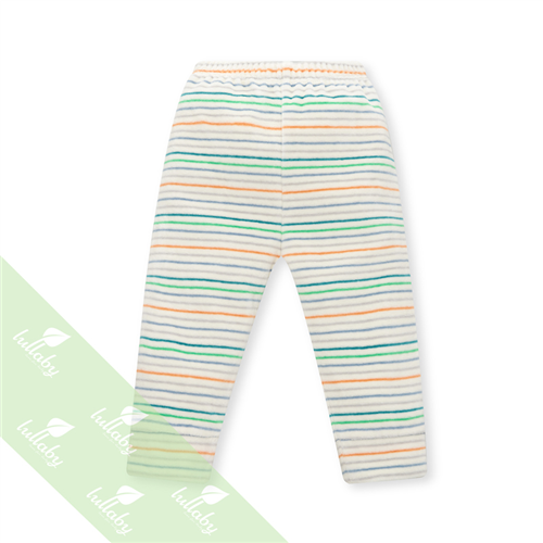Bán Quần dài bo ống băng lông Lullaby NH06-18 (trắng sọc)