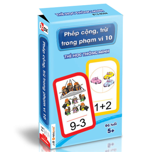 Bán Flash Card: Thẻ học thông minh - Phép cộng, trừ trong phạm vi 10
