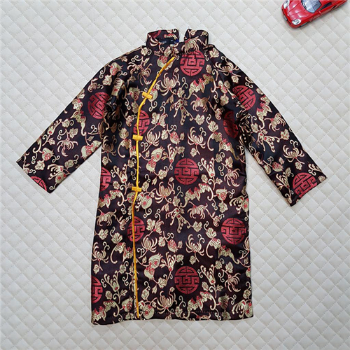 Bán Áo dài gấm bé trai C1256 (1-6T)