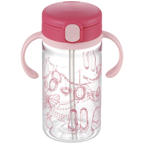 Bán Cốc ống hút LC Richell - Màu hồng