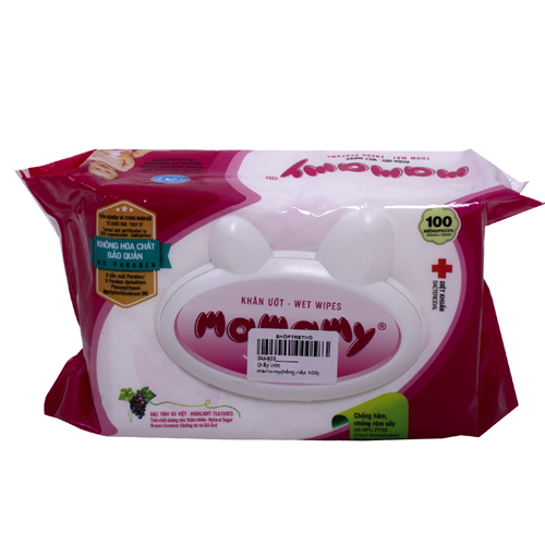 Bán Giấy ướt Mamamy Việt Nam có nắp 100 tờ