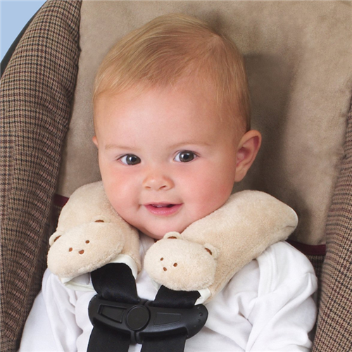 Bán Bọc dây an toàn (seatbelt) Summer Cushystraps ivory teddy bear