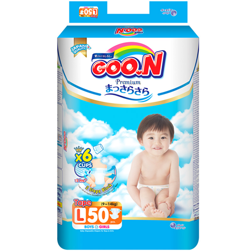 Bán Tã bỉm dán GooN Premium L50