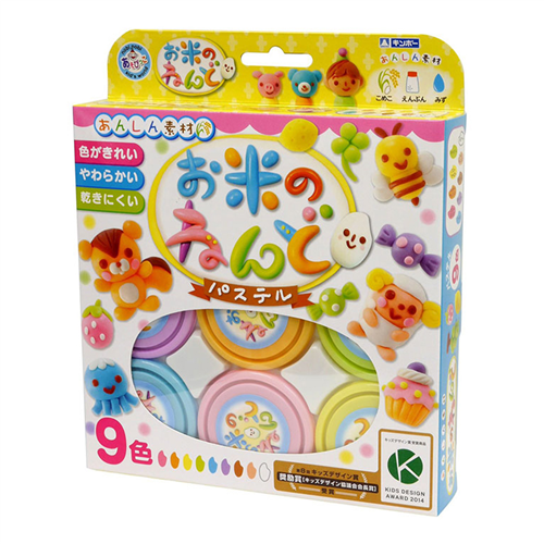 Bán Bộ 9 hộp đất nặn bột gạo GINCHO (mẫu 2)