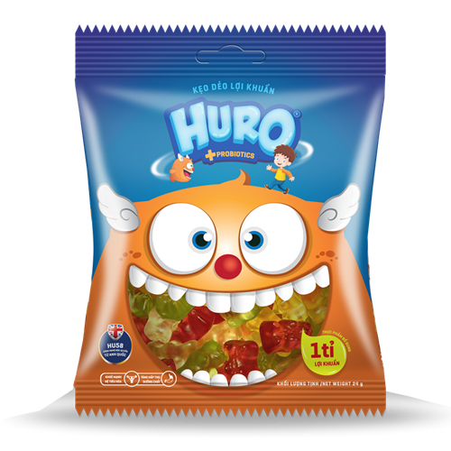 Bán Kẹo dẻo lợi khuẩn Huro (2+)