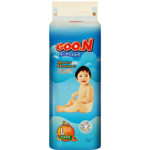 Bán Tã - bỉm dán Goon Slim L34 (9-14kg)