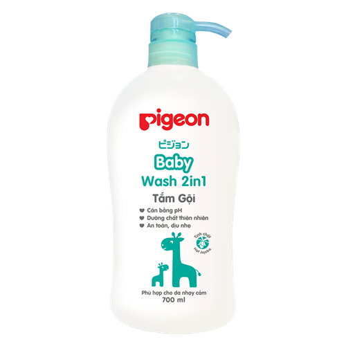 Bán Tắm gội dịu nhẹ Pigeon hương Jojoba 2in1 (700ml)