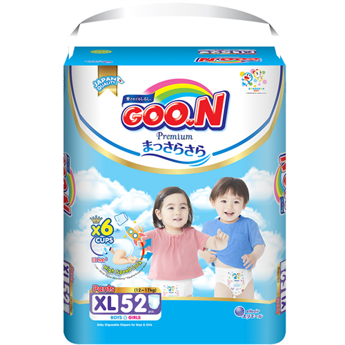 Bán Tã - Bỉm quần GOO.N Premium XL52 (12-17kg)