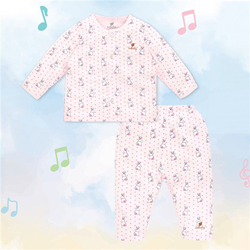 Bán Bộ cài giữa dài tay Lullaby NH601P (hồng in thỏ)