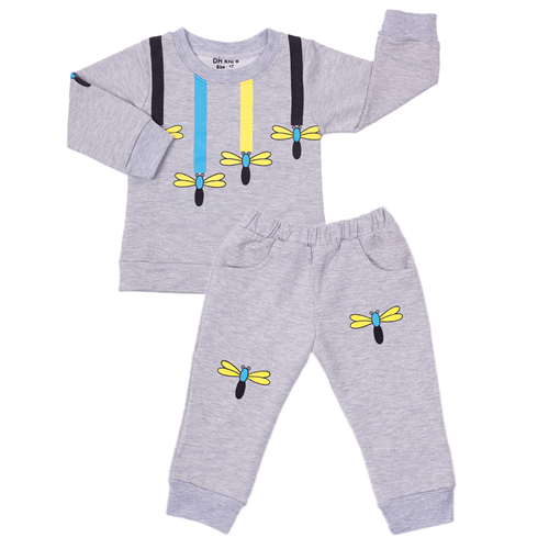 Bán Bộ nỉ da cá in hình chuồn chuồn (1-6T)