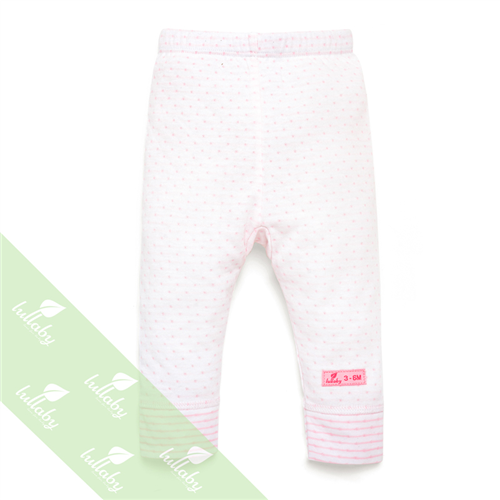 Bán Quần dài đáp đũng bo gấu Lullaby NH04-18 (màu hồng)