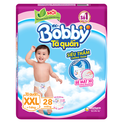 Bán Tã - bỉm quần Bobby XXL28 (trên 16kg)