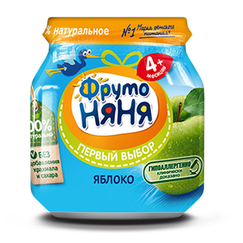 Bán Dinh dưỡng đóng lọ Fruto trái cây nghiền vị táo (100g)