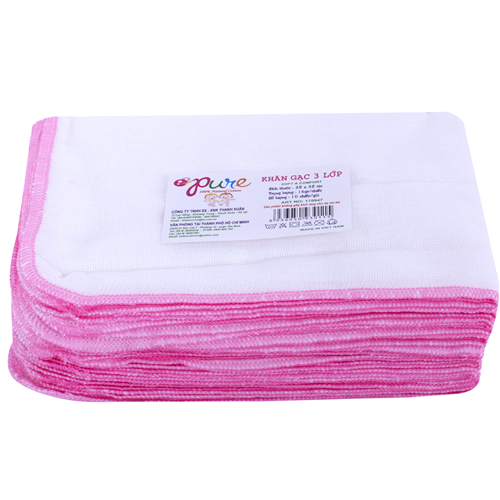 Bán Khăn sữa 3 lớp cao cấp Thanh Xuân Pure (28*38cm)