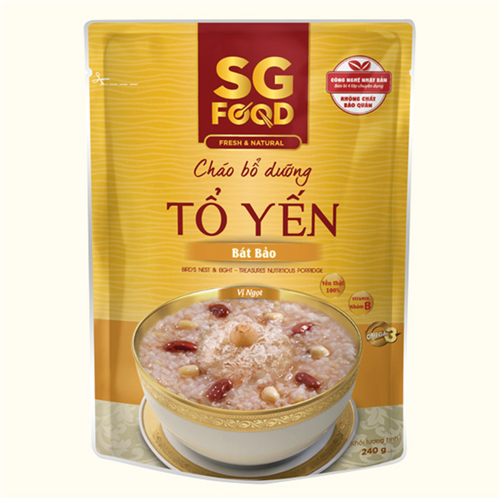 Bán Cháo bổ dưỡng SG Food tổ yến bát bảo (240g)