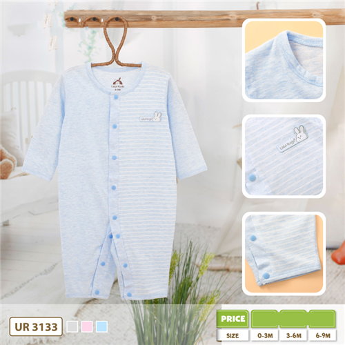 Bán Body dài tay kẻ sọc nhỏ Uala Rogo UR3133