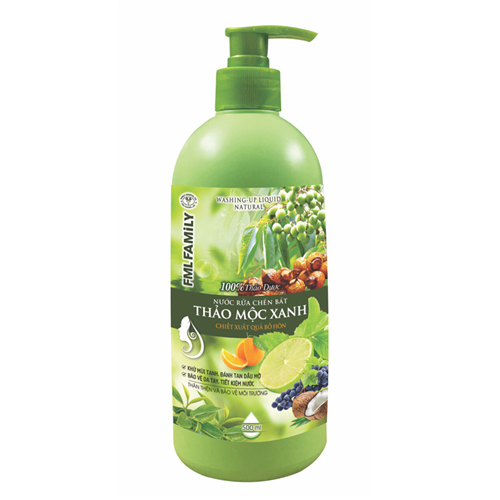 Bán Nước rửa chén bát Thảo Mộc Xanh FML Family (500ml)
