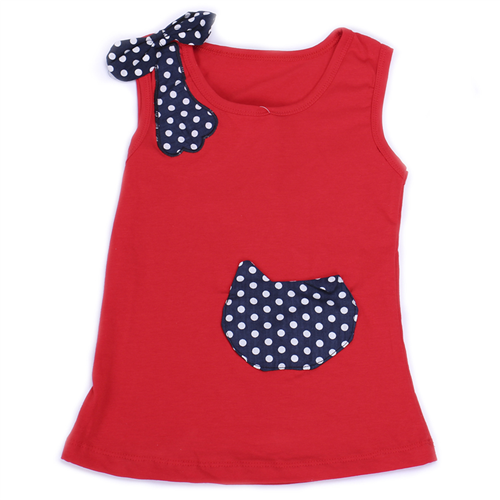 Bán Áo ba lỗ điệu đà cho bé gái size S4