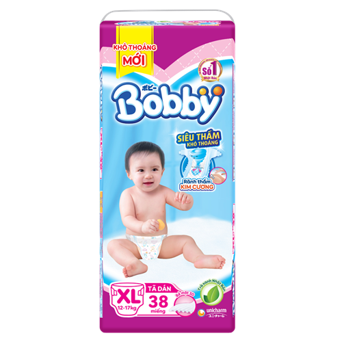 Bán Tã - bỉm dán Bobby XL38 (12-17kg)