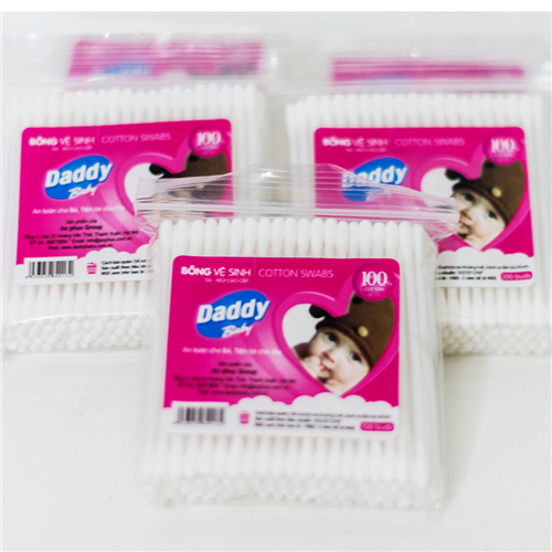 Bán Bông tăm trẻ em cao cấp Daddy Baby (loại gói)