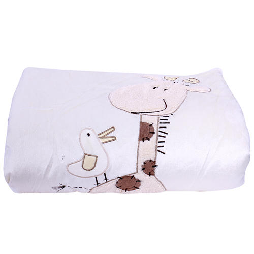 Bán Chăn lông in hình hươu cao cổ CC01080