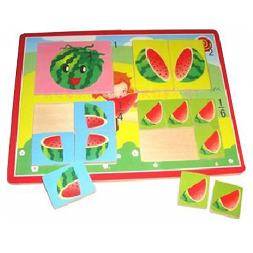 Bán Đồ chơi gỗ Toptoys - Bảng học phân số quả dưa 98257