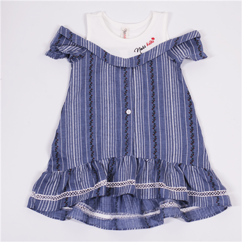 Bán Váy trễ vai Nabi Kids cho bé gái (1-6T)