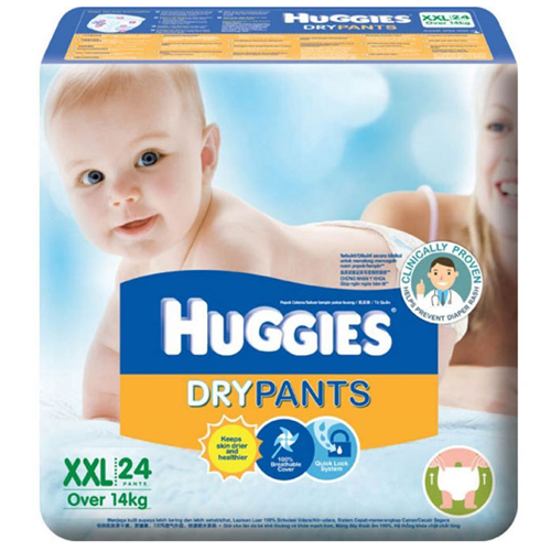 Bán Tã - bỉm quần Huggies XXL24