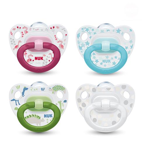 Bán Bộ 2 ty ngậm Nuk Happydays Silicone NU31797 (6-18M)