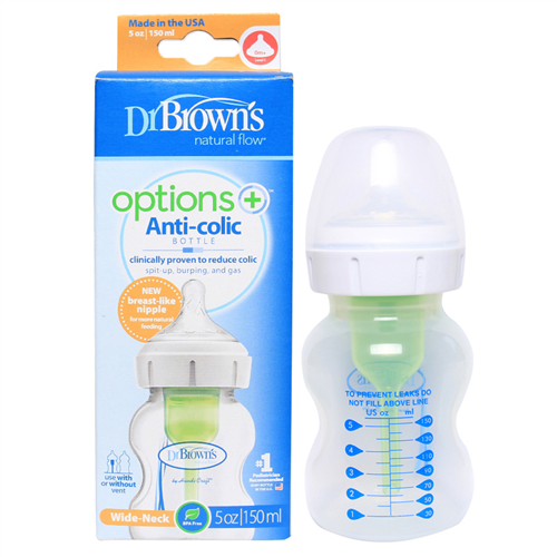 Bán Bình sữa cổ rộng nhựa PP Dr Brown's 150ml 51600