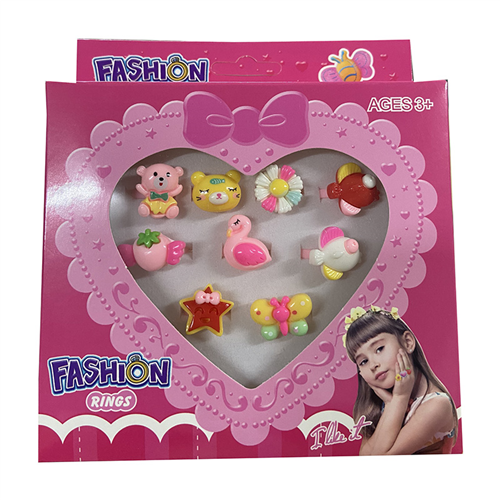 Bán Hộp 12 nhẫn xinh xắn cho bé 8636 (166Y-2)
