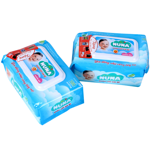 Bán Khăn ướt Nuna Việt Nam 100 tờ không mùi