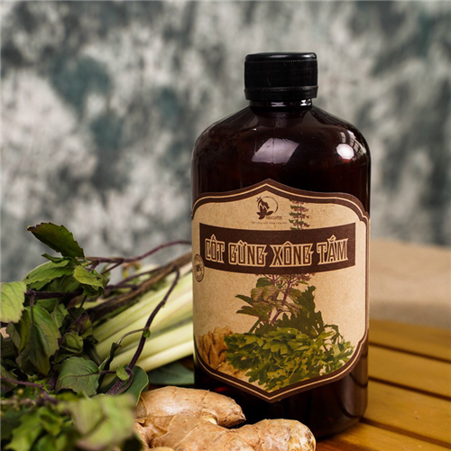 Bán Cốt gừng xông tắm sau sinh NatuQueens 500ml